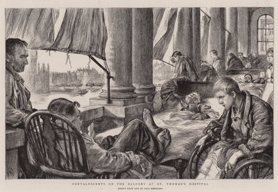 Convalescents on the Balcony at St Thomas