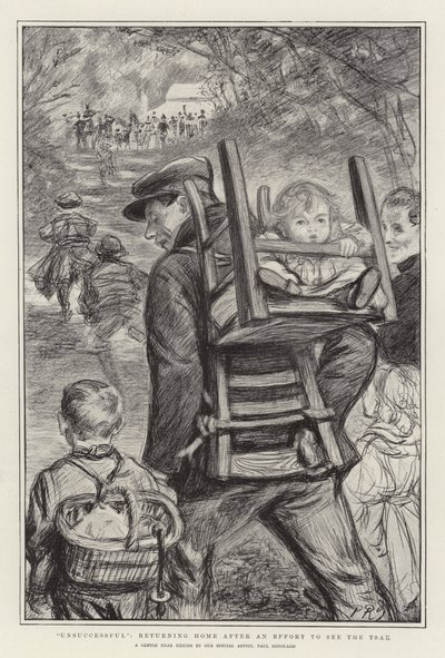 Unsuccessful, Returning Home after an Effort to See the Tsar by Charles Paul Renouard