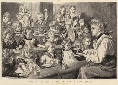 Which is your Right Hand a Study in an Infant School by Charles Paul Renouard