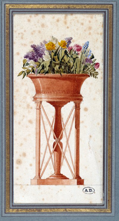 Project for a mahogany garden by Charles Percier