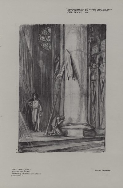 Scene in Rheims Cathedral from Saint Joan by Charles Ricketts