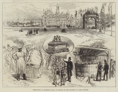 Festivities at Thoresby Hall, in Honour of the Majority of Lord Newark by Sir John Charles Robinson