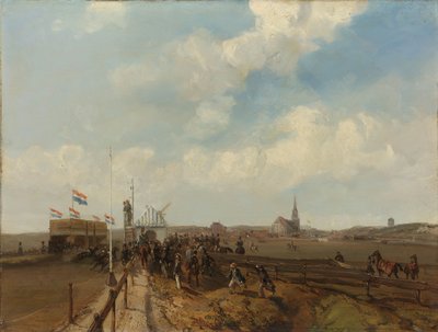 Racetrack at Scheveningen by Charles Rochussen