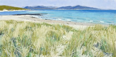 Beach Grasses, Berneray, 2011 by Charles Simpson