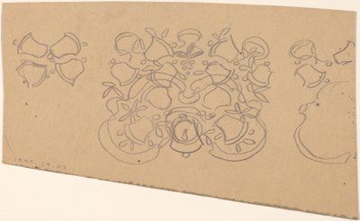 Study for a Border Design (verso) by Charles Sprague Pearce