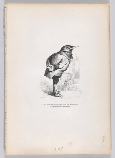 Old, Broken, Haggard, Whimsical, Yet Good, Yet Dedicated, and Domestic by Temperament, ca. 1837-47 by Charles Tamisier