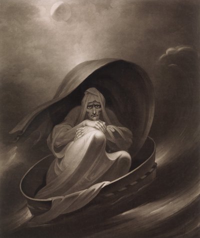 A Witch Sailing to Aleppo in a Sieve, December 1, 1807 by Charles Turner