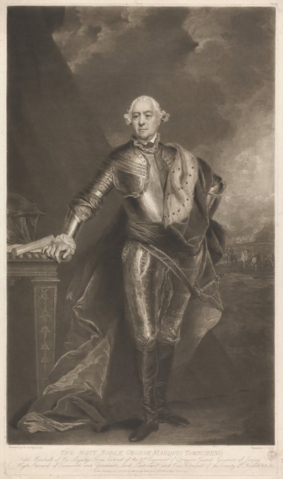 George, First Marquis Townshend by Charles Turner