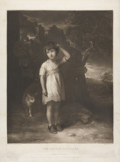 The Little Cottager by Charles Turner