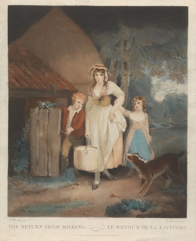 The Return from Milking by Charles Turner