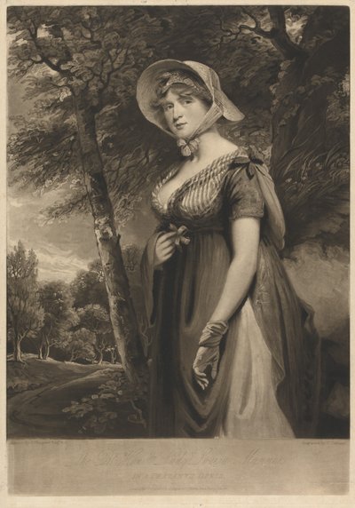The Right Honorable Lady Louisa Manners in a Peasant