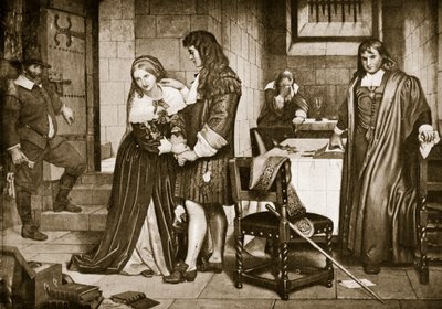 The Parting of Lord and Lady Russell by Charles West Cope