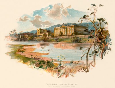 Chatsworth from the Derwent by Charles Wilkinson