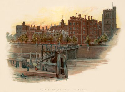 Lambeth Palace, from the bridge by Charles Wilkinson