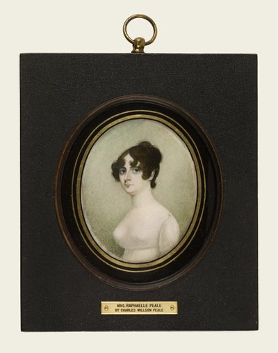 Portrait of Mrs. Raphaelle Peale (Margaret McGlathery Peale) by Charles Willson Peale