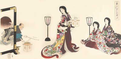 Chiyoda Castle Album of Women, 1895 by Chikanobu Yoshu
