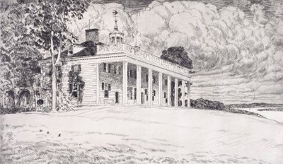 Mount Vernon by Childe Hassam