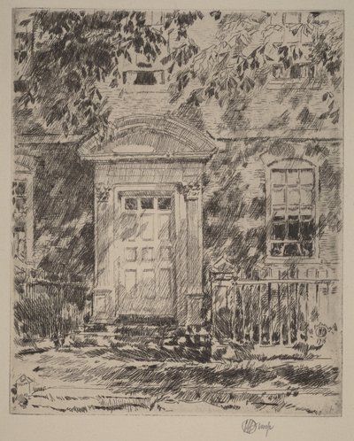Portsmouth Doorway by Childe Hassam