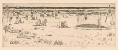 The Beach Club, Easthampton by Childe Hassam