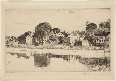 The Chimneys, Portsmouth, 1915 by Childe Hassam
