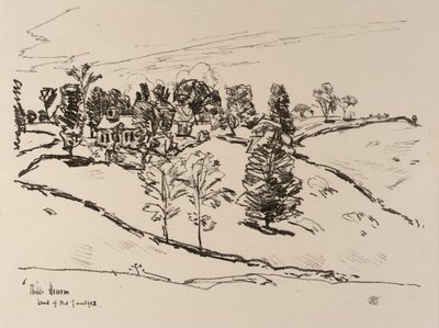 The Little School House, Land of Nod by Childe Hassam