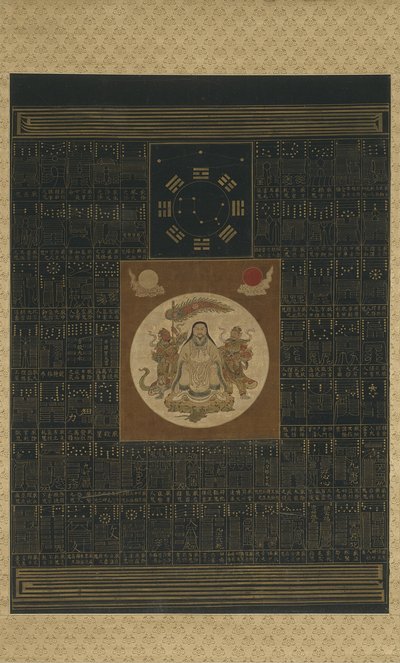 Zhenwu with the Eight Trigrams, the Northern Dipper, and Talismans, Qing Dynasty by Chinese School
