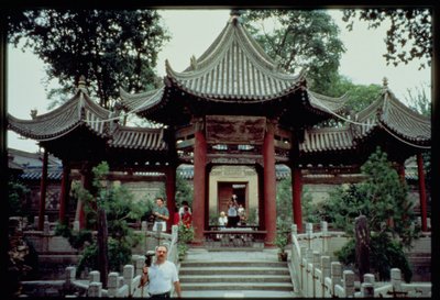 Great Mosque, Xian, founded in 742 AD by Chinese School Chinese School