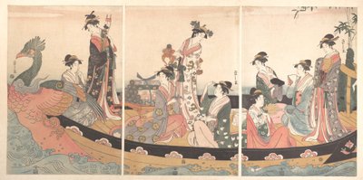The Treasure Boat by Chobunsai Eishi