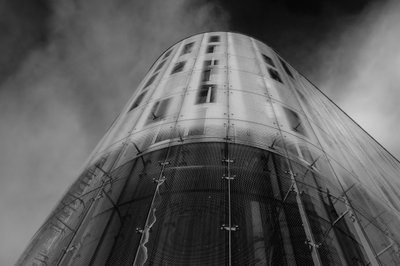 Dramatic Curved Glass Building by Chris Hamilton