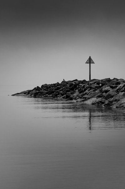 Serene Jetty Horizon by Chris Hamilton