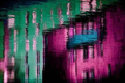 Vibrant City Reflections by Chris Hamilton