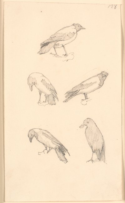 Crows by Christen Købke