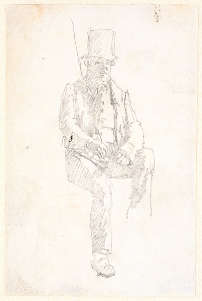 Study of a Coachman by Christen Købke