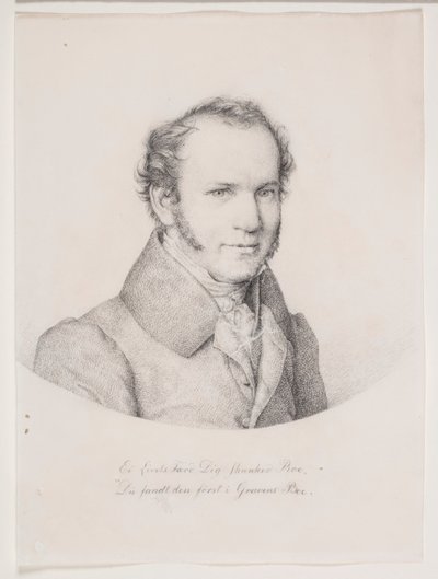 Portrait of Niels Schyth by Christen Købke