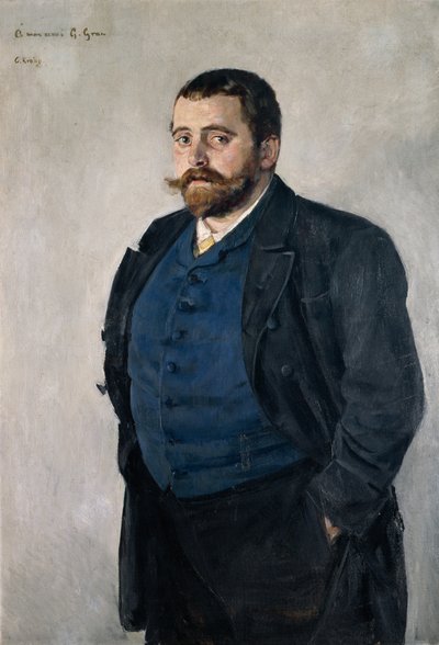 Gerhard Gran (1856-1925), Professor of Nordic Literature by Christian Krohg