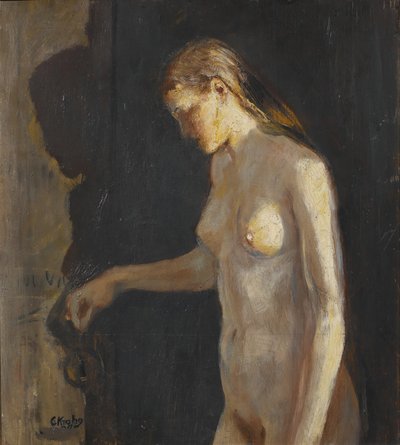 The Model by Christian Krohg