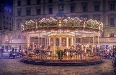Dreamy City Carousel by Christian MARCEL
