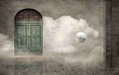 Green Door Dreamscape by Christian MARCEL