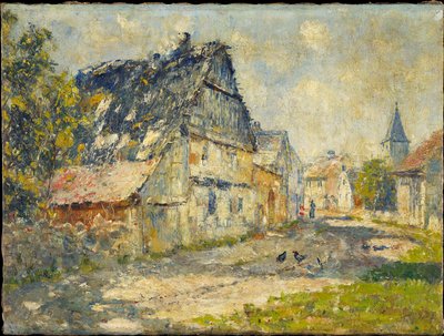 Village Street in Ehringsdorf near Weimar by Christian Rohlfs