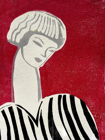 Vintage Portrait I by Christina Misuro