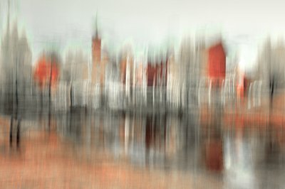 Abstract City Reflections by Christina Sillen