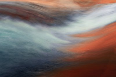 Abstract Color Waves by Christina Sillen