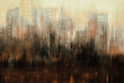 Blurred City Glow by Christina Sillen
