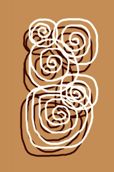 Curling Abstract Swirls by Christina Sillen