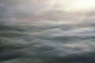 Dreamy Abstract Ocean by Christina Sillen