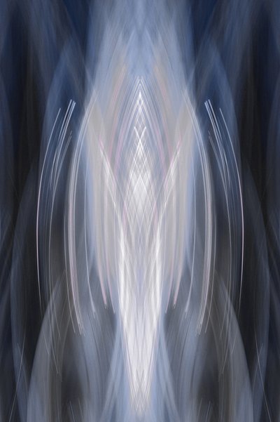 Ethereal Blue Flow by Christina Sillen