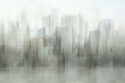 Misty City Skyline by Christina Sillen