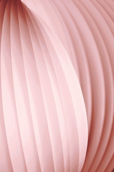 Pink Abstract Curves by Christina Sillen