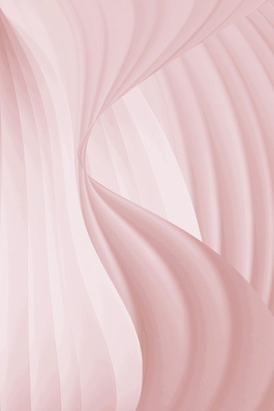 Pink Abstract Waves by Christina Sillen