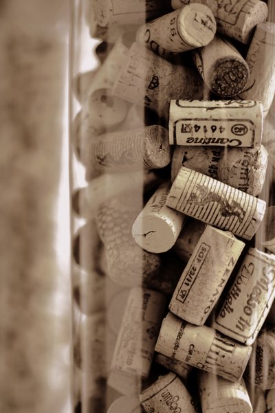 Rustic Wine Corks by Christina Sillen